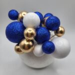 Dekorácia – Guličky/modré/ SADA 49