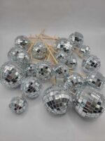 Zápich na tortu - guličky Disko+ pl. zápich HB/strieborné/sada 75 – Obrázok 4