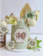 Dekorácia na tortu – kvety 08