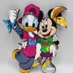 Dekorácia na tortu/magnetka Minnie + Daisy