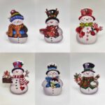 Vianočná ozdoba - Sada snehuliakov – Obrázok 3