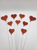 Papierový zápich - Srdiečko /SADA/