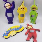 Dekorácia na tortu/magnetky Teletubbies - sada