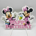 Pap. zápich do torty Happy Birthday Minnie 09