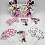 pap.zápich na tortu -Happy Birthday Minnie 07