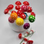 Dekorácia – Muchotrávka SADA farebná