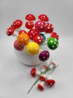 Dekorácia – Muchotrávka SADA farebná