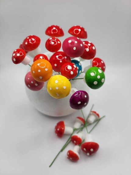 Dekorácia – Muchotrávka SADA farebná