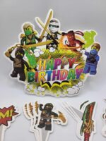 Zápich na tortu-cupcakes/ Happy Birthday - Ninjago 02 – Obrázok 2