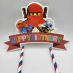 Pap.zápich na tortu/ Happy Birthday - Ninjago 01