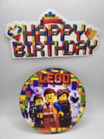 Papierový zápich – Happy Birthday – Lego 01 – Obrázok 2