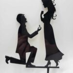 pl.zápich – Zaľúbený pár – snúbenci /čierna/