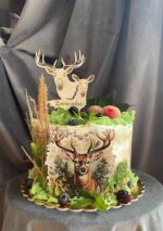 Dekorácia na tortu/magnetka - Jeleň – Obrázok 6