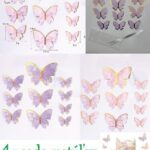 Zápich - Motýle - multipack