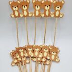 Zápich do cupcakes – Macko