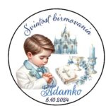 Birmovka magnetka – chlapček + meno