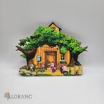 dekorácia na tortu/magnetka Domček - Máša a medveď 05 /A/ – Obrázok 5