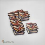 Drevená farebná dekorácia - kniha/knihy – Obrázok 2