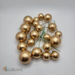 Dekorácia – Zlaté guličky 10 – Obrázok 2