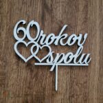 Zápich na tortu 60 rokov spolu