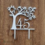Zápich na tortu/ číslo 45 + strom