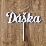 Zápich  na tortu - meno Dáška