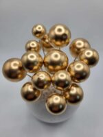 Dekorácia – Zlaté guličky 10