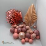 Dekorácia na tortu – Guličky - ružové  SADA 106 – Obrázok 2