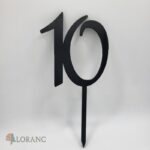 číslo 10 /french/čierna/9,5