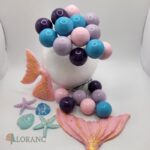 Dekorácia – Guličky SADA /morská panna ružová/ 46