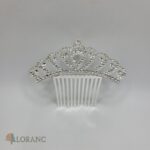 Korunka - hrebeň - strieborná – Obrázok 2