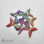 Chvost – Morská panna /červená+fialová/