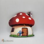 na tortu /magnetka Domček pre šmolkov