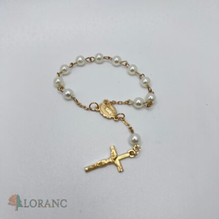 dekorácia na tortu/ruženec zlatý – pátričky