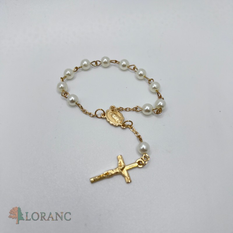 dekorácia na tortu/ruženec zlatý – pátričky