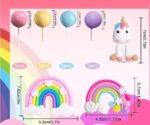 Dekorácia – Guličky+dúha a jednorožec SADA 111 – Obrázok 2