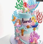 Dekorácia na tortu/ Morská panna Ariel - Sada 02 – Obrázok 4