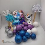 Dekorácie na tortu-sada FROZEN magnetka + guličky 09 – Obrázok 2
