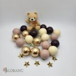 Dekorácia – Guličky + macko SADA 88 – Obrázok 2