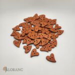 Výrez - Srdiečko - /svadobné pierko/gombík/