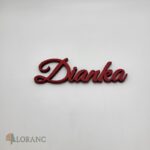 Meno – Dianka /červená/