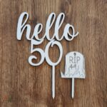 zápich na tortu - hello 50 – Obrázok 2