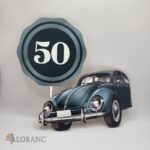 Zápich na tortu - číslo 50 v kruhu – Obrázok 3