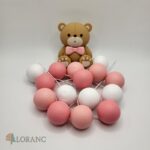 Dekorácia na tortu – Guličky+macko SADA 127 – Obrázok 3