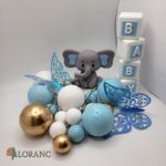 Dekorácia – Guličky + sloník SADA 29 /lesklá/