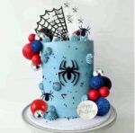 Zápich na tortu– Guličky/modré + červené/ Spiderman sada 132