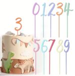 Plastové čísla sada 0 – 9 /farebná/