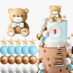 Dekorácia – Guličky+ macko SADA 124