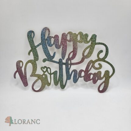 Happy Birthday - dúhový