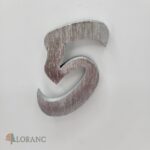 číslo 5 /troche/strieborná/